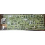 Large collection (over 300) hand painted soldiers etc depicting Waterloo (Average H: 4cm)
