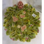 Majolica fruit tray - D: 36cm