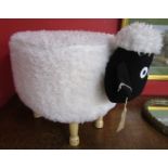 Liberty style sheep foot stool