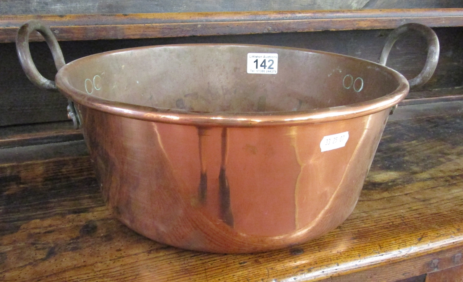 Copper jam pan