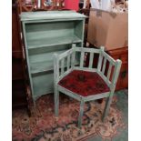 Shabby chic bookcase & chair