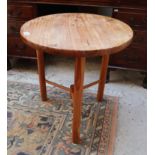 Small pine cricket table
