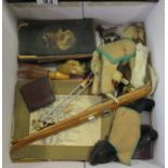 Box of collectables to include toy horses