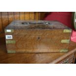 Antique wooden box