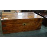 Large Rosewood writing slope with hidden compartment