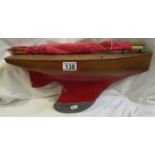 1930's model yacht