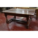 Quality oak coffee table