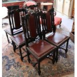 Set of six Cromwellian chairs A/F