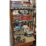 Very large collection OO gauge engines, carriages and accessories to include building & track