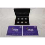 2019 Peter Pan Silver Proof 50p Colour Coin Set - COA 1381 or 1995