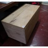 Large pine toy box