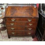 Early 19thC mahogany bureau