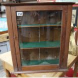 Display cabinet - Approx W: 48.5cm x D: 21.5cm H: 53cm