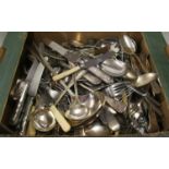 Collection of silver plated cutlery