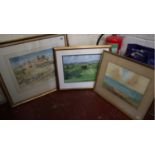 Collection of 3 framed pictures