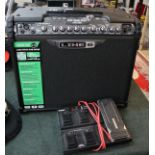 6 line Spider Jam amplifier with foot pedal