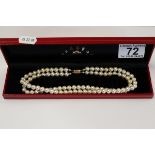 Ciro pearls with gold clasp