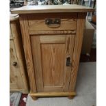 Pine bedside cabinet