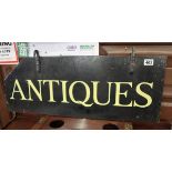 Vintage antique sign - 34.5cm x 81cm