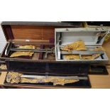 4 large cased callipers