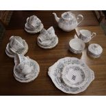 Part tea service - Royal Albert - Silver Maple