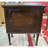 Oak pot cupboard