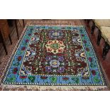 Large hand woven rug - 214cm x 164cm