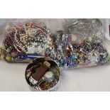 Large collection of costume jewellery etc