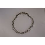 Designer silver necklace