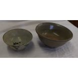 2 Oriental bowls, 1 believed to be Ming Dynasty