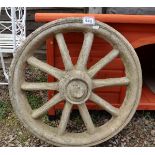 Stone wagon wheel