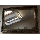 Gilt framed mirror - 102cm x 71.5cm
