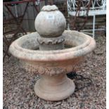 Stone fountain - H: 66cm