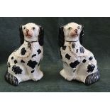 Pair of Staffordshire dogs