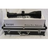 Rifle scope by Hawke in good quality protective case