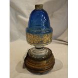 French musical oil lamp - H: 17cm