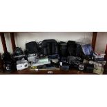 Very large collection of cameras and accessories to include macro lenses, flashes etc