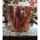Large copper water carrier - W: 56cm H: 42cm