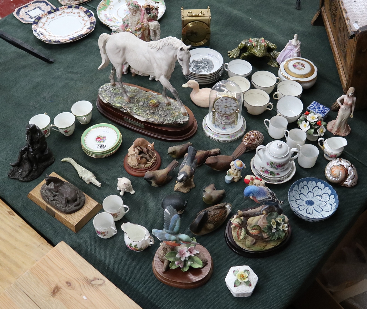 Very large collection of ceramics, collectables etc (Desert Orchid A/F)