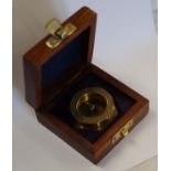 Cased reproduction compass