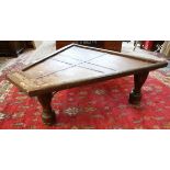 Indian 3 leg rustic coffee table