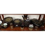 Shelf of Denby - Arabesque pattern