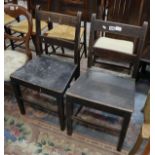 2 bar back chairs