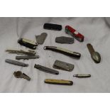 Collection of pocket knives
