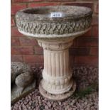 Stone bird bath - H=57cm