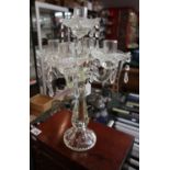 Glass candlestick - H=41cm