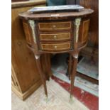Small French 3 drawer table