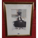 Sue Macartny Snape L/E (65/600) signed print - A Marvellous Hat