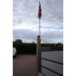20 foot sectional flagpole with bag and accessories