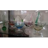 Collection of vintage glass